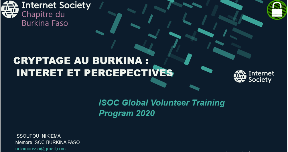 CRYPTAGE AU BURKINA : INTERNET ET PERCEPECTIVES